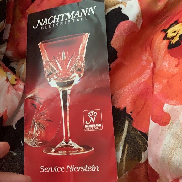 Nachtmann Bleikristal Cordial Glasses set of 7 - Picture 5 of 5